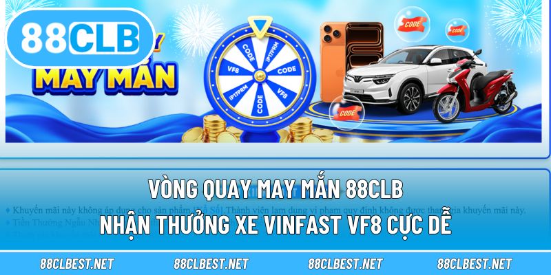 Vòng quay may mắn 88CLB